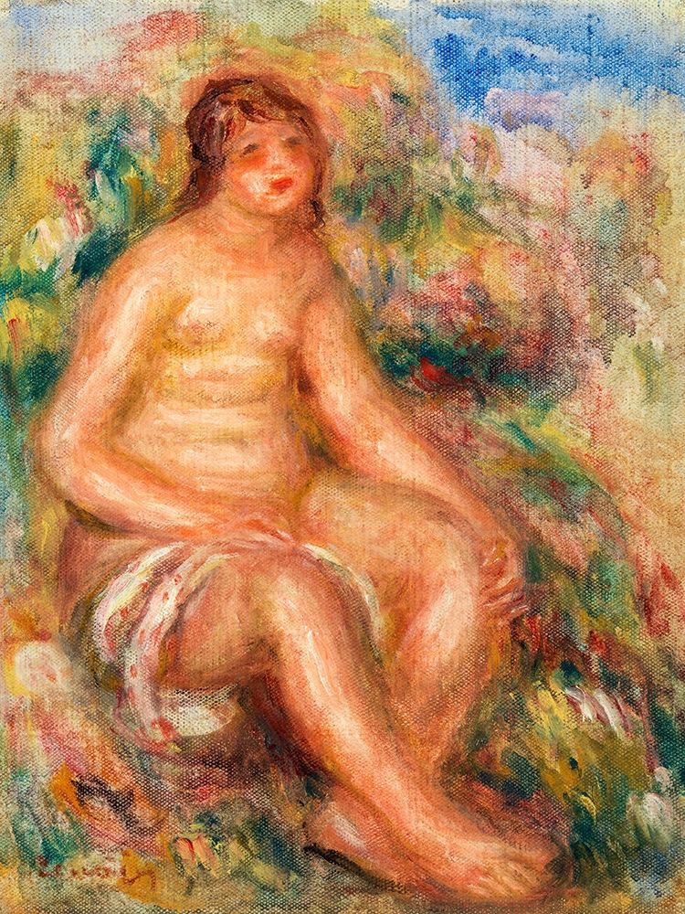 Bather 1918 art print by Pierre-Auguste Renoir for $57.95 CAD
