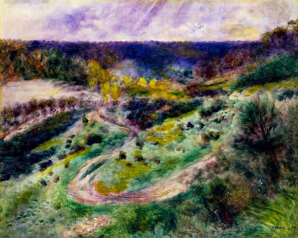 Road at Wargemont art print by Pierre-Auguste Renoir for $57.95 CAD