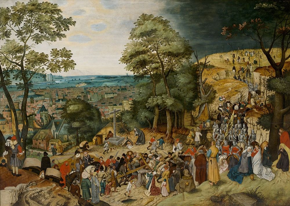 Christ Carrying the Cross art print by Pieter Brueghel for $57.95 CAD