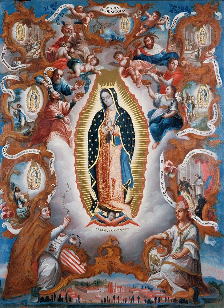 Virgin of Guadalupe art print by Unknown Mexican Artist for $57.95 CAD