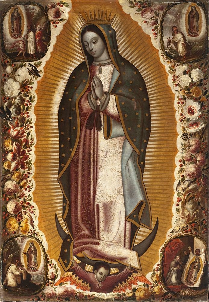 Virgin of Guadalupe art print by Manuel de Arellano for $57.95 CAD