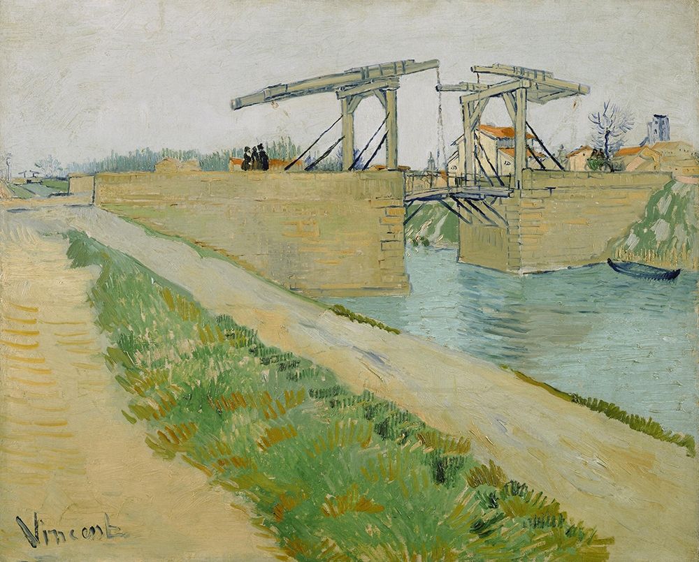 The Langlois bridge art print by Vincent van Gogh for $57.95 CAD