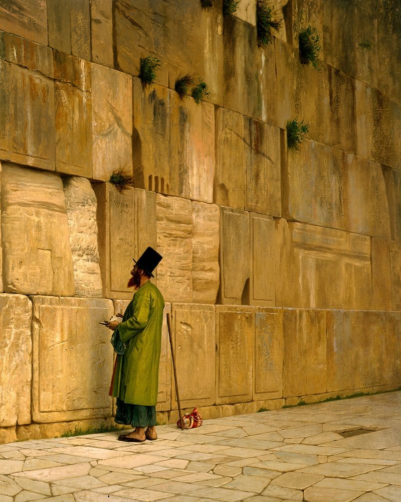 The Wailing Wall art print by JL Gerome for $57.95 CAD