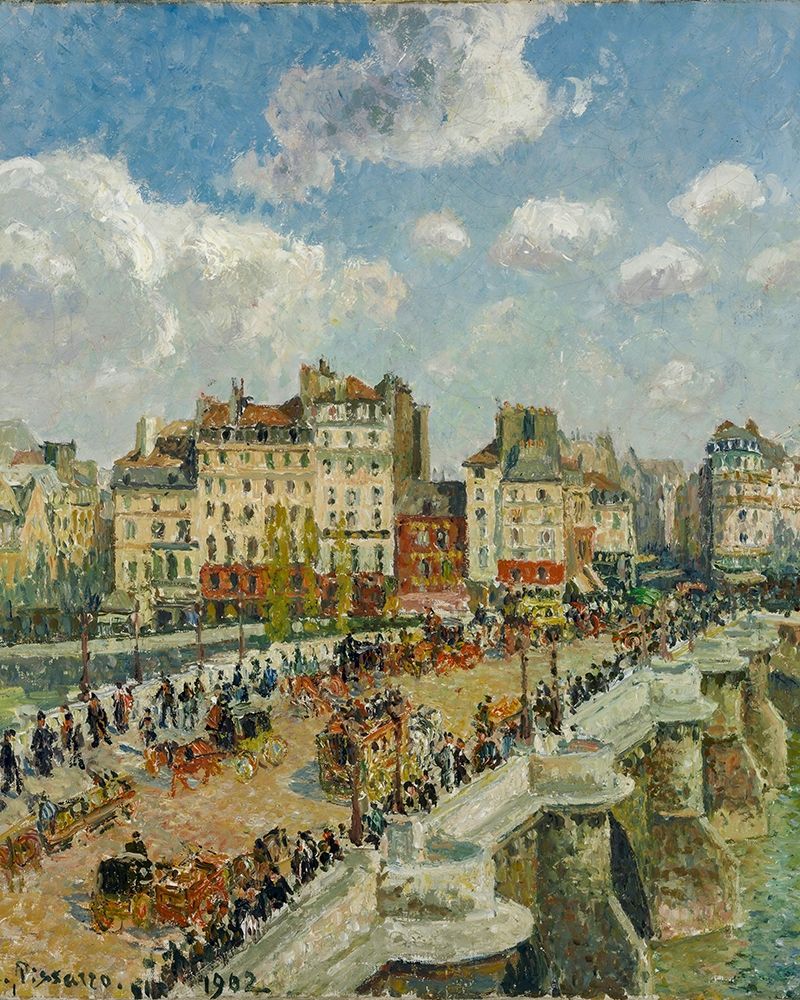 The Pont-Neuf art print by Camille Pissarro for $57.95 CAD