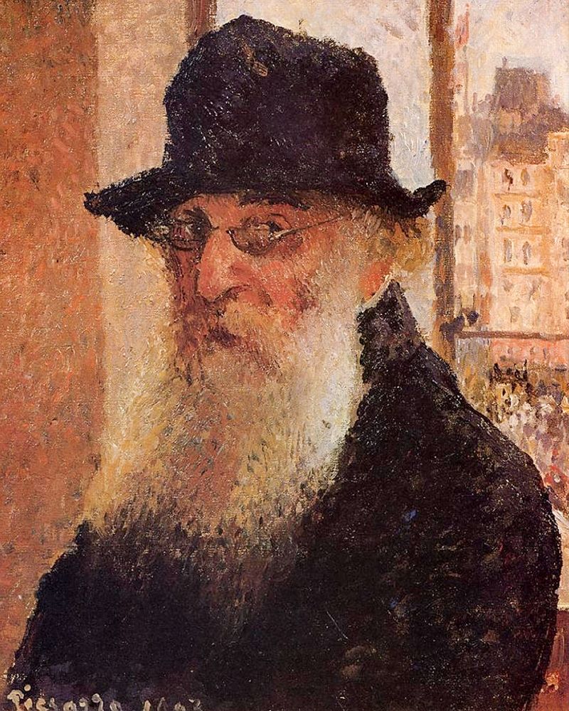 Self-portrait art print by Camille Pissarro for $57.95 CAD