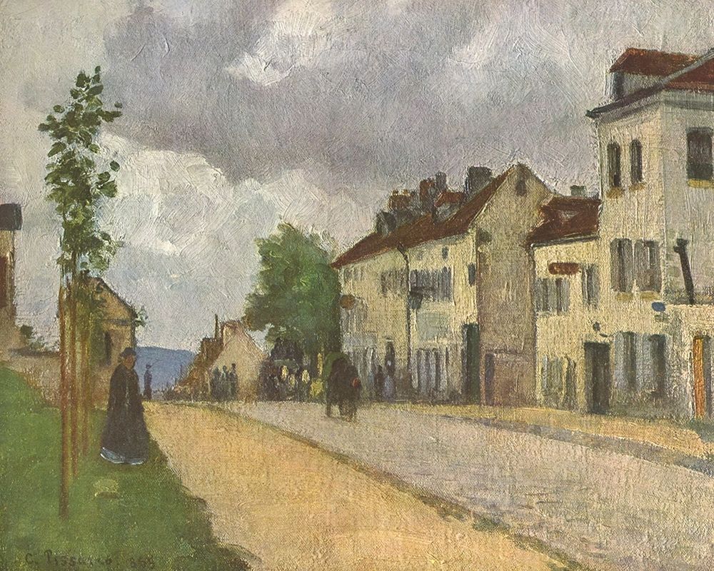 Street in Pontoise art print by Camille Pissarro for $57.95 CAD