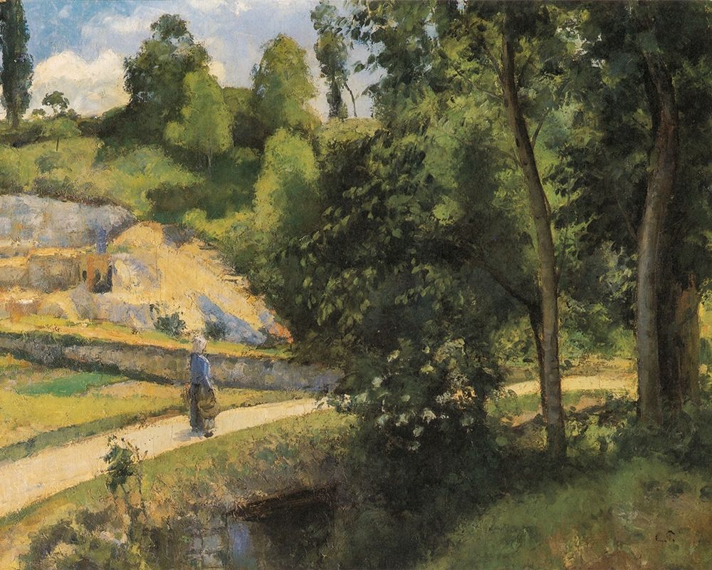 The Quarry, Pontoise art print by Camille Pissarro for $57.95 CAD