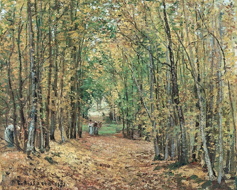 Avenue in the Parc de Marly art print by Camille Pissarro for $57.95 CAD