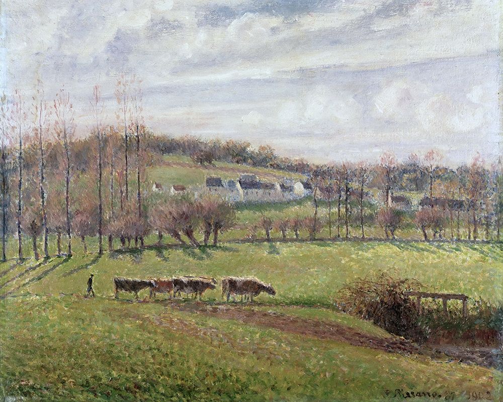 Summer Landscape, Eragny art print by Camille Pissarro for $57.95 CAD
