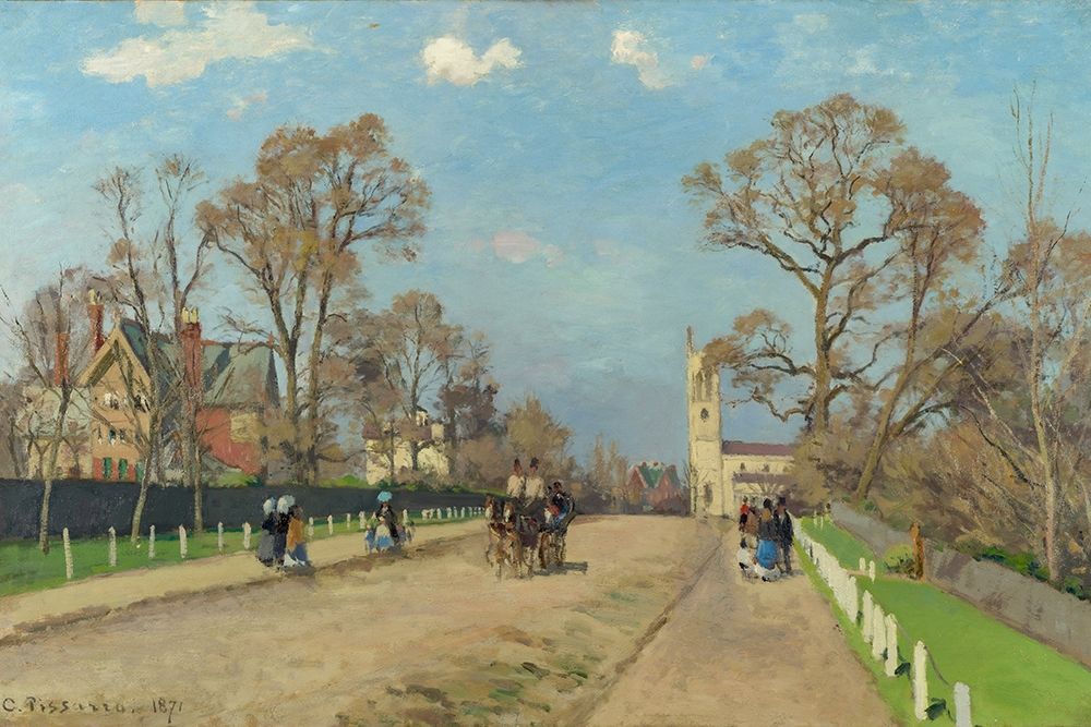 The Avenue, Sydenham art print by Camille Pissarro for $57.95 CAD