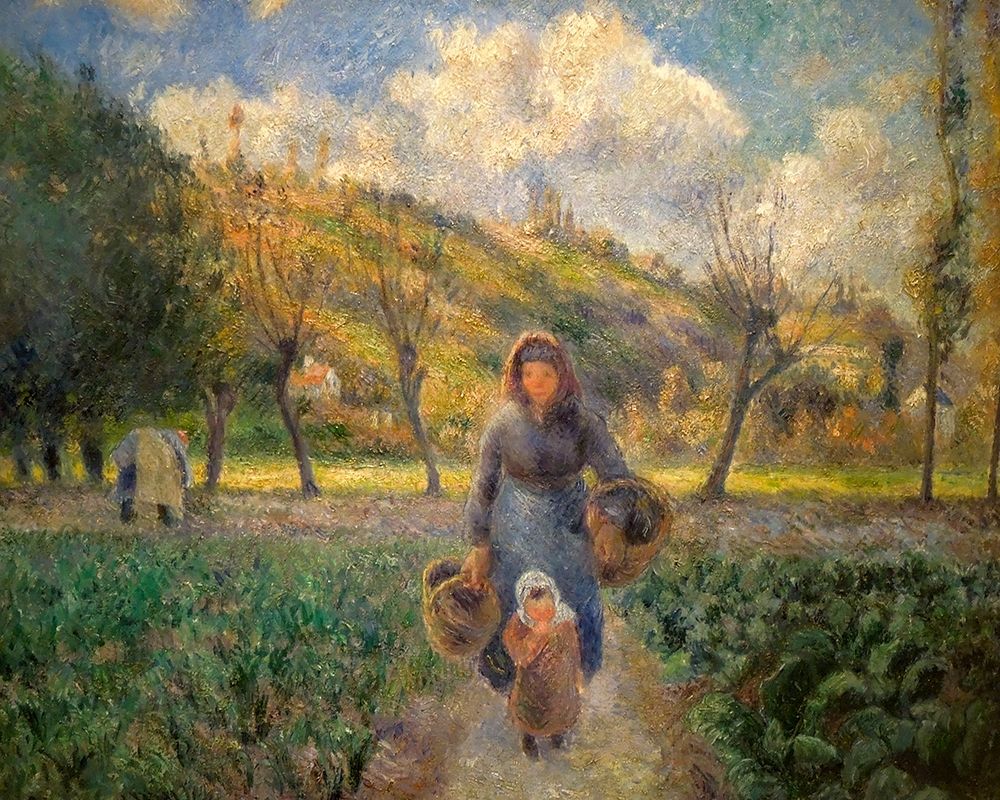 In the Vegetable Garden art print by Camille Pissarro for $57.95 CAD