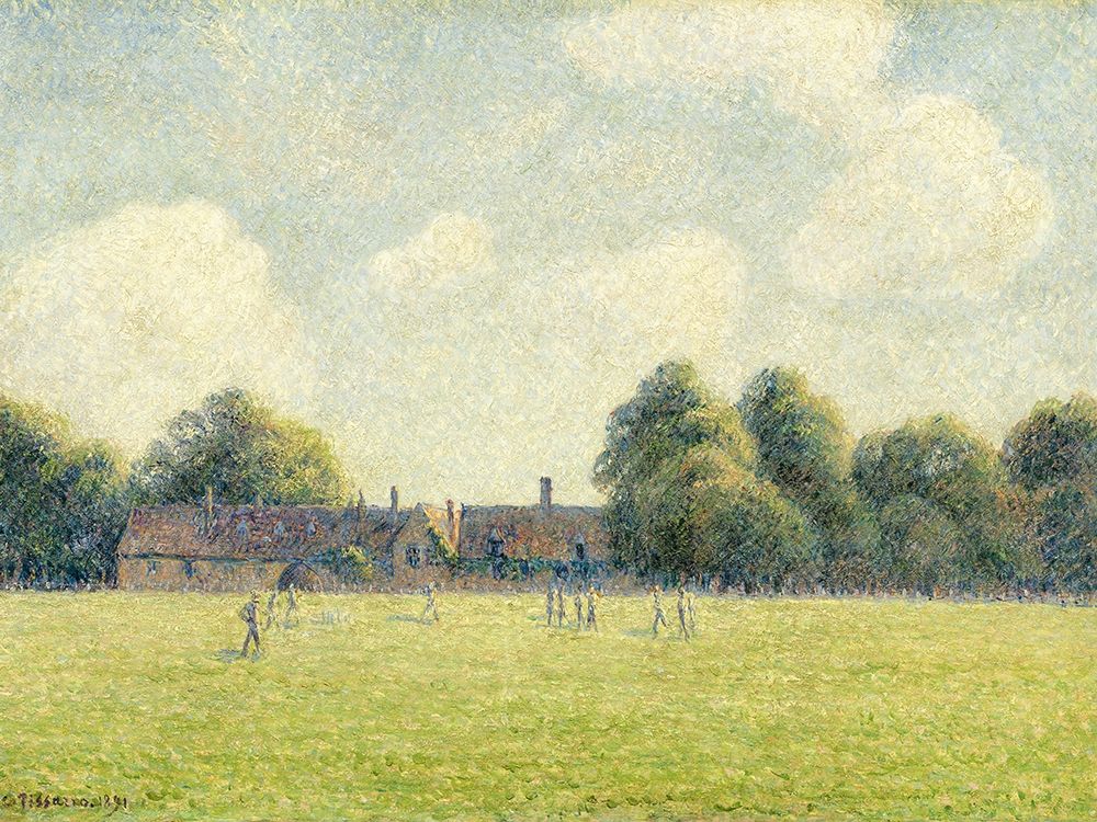 Hampton Court Green art print by Camille Pissarro for $57.95 CAD