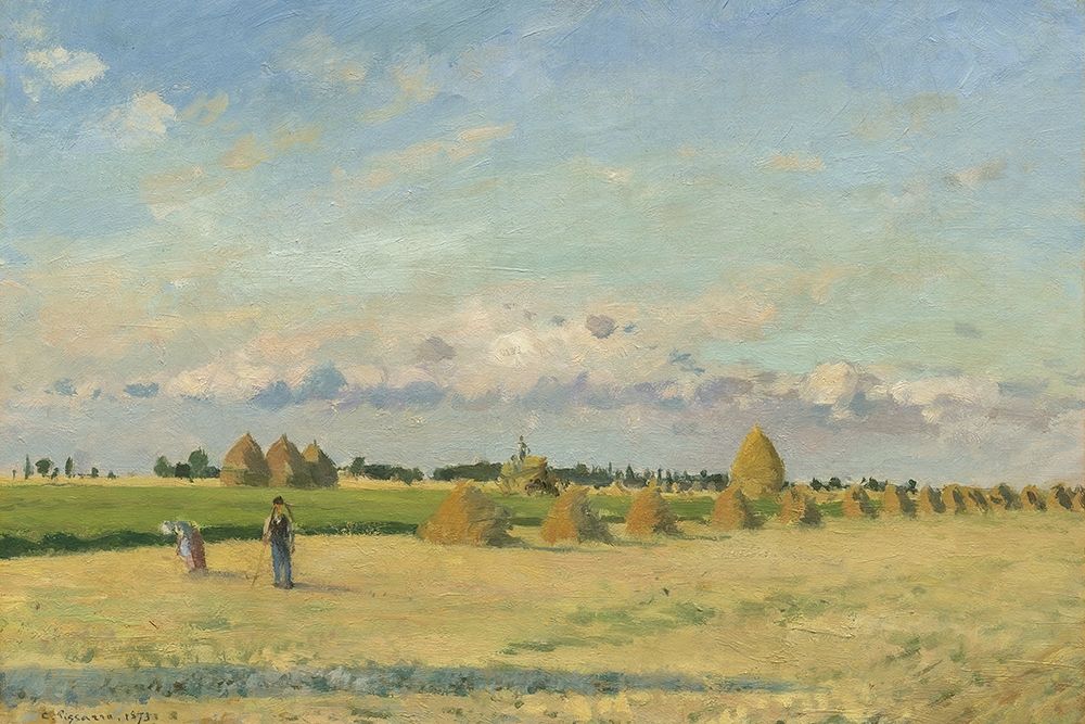 Landscape, Ile-de-France art print by Camille Pissarro for $57.95 CAD