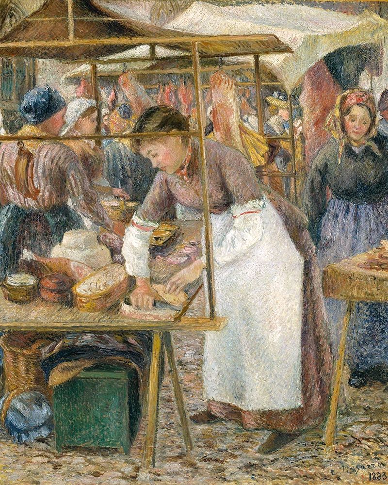 The Pork Butcher art print by Camille Pissarro for $57.95 CAD