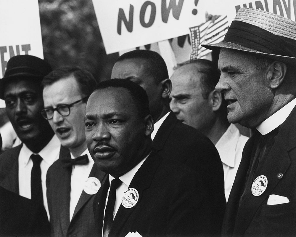 Martin Luther King Jr. during the 1963 March on Washington art print by Rowland Scherman for $57.95 CAD