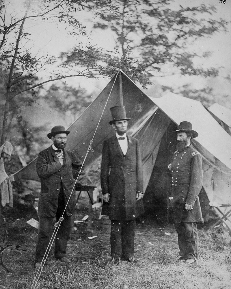 President Lincoln-Allan Pinkerton-and Maj. Gen. John A. McCleland art print by U.S. Archives for $57.95 CAD