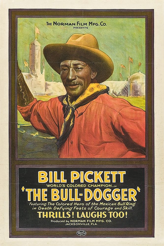 Bill Pickett The Bull-Dogger art print by Vintage Poster for $57.95 CAD