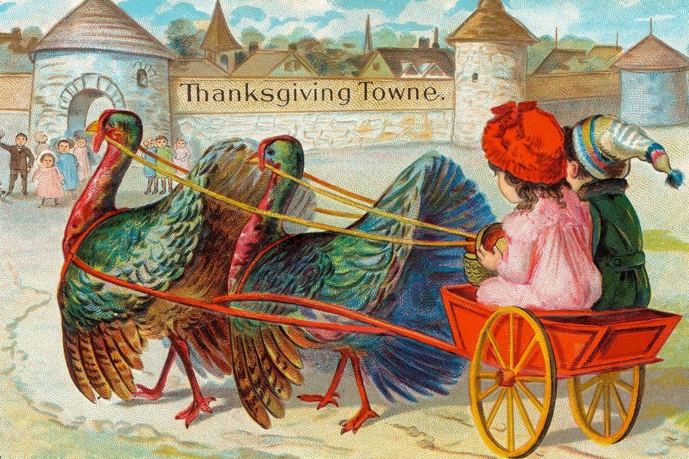 Thanksgiving Towne. We are a comin art print by Missouri History Museum for $57.95 CAD