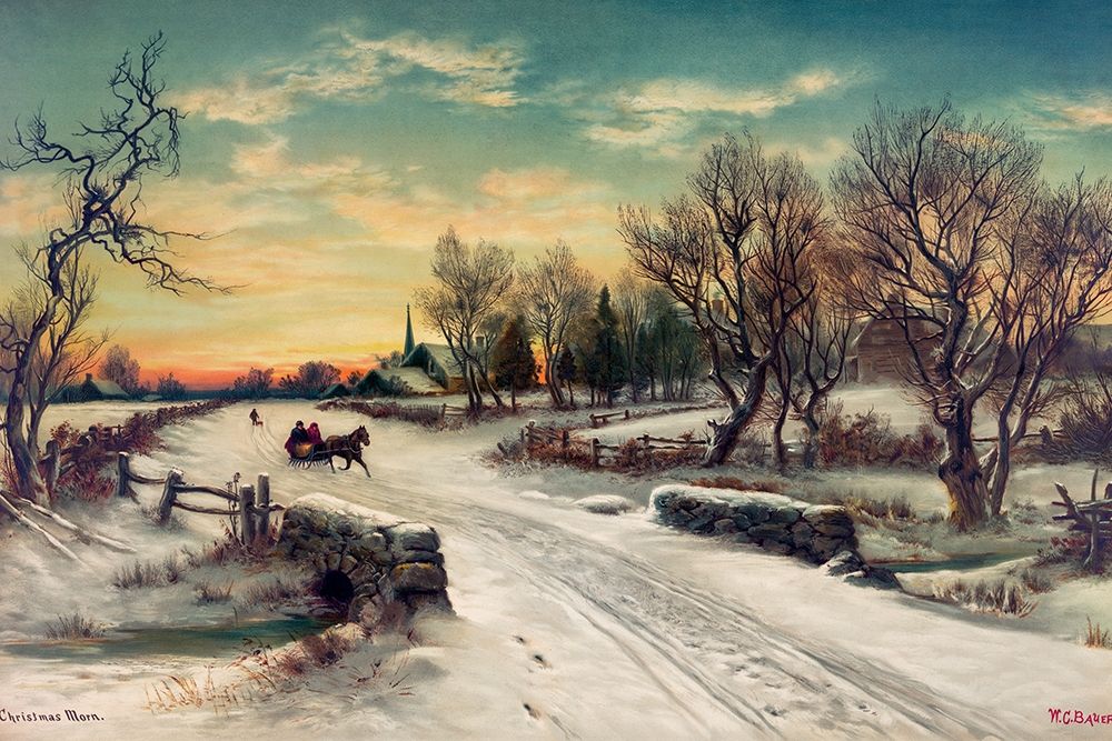 Christmas Morn art print by W. C. Bauer for $57.95 CAD