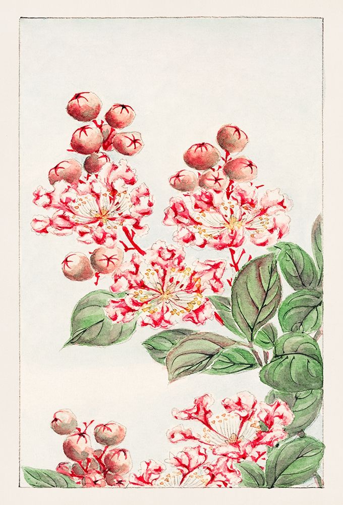 Sarusubi blossoms art print by Megata Morikaga for $57.95 CAD