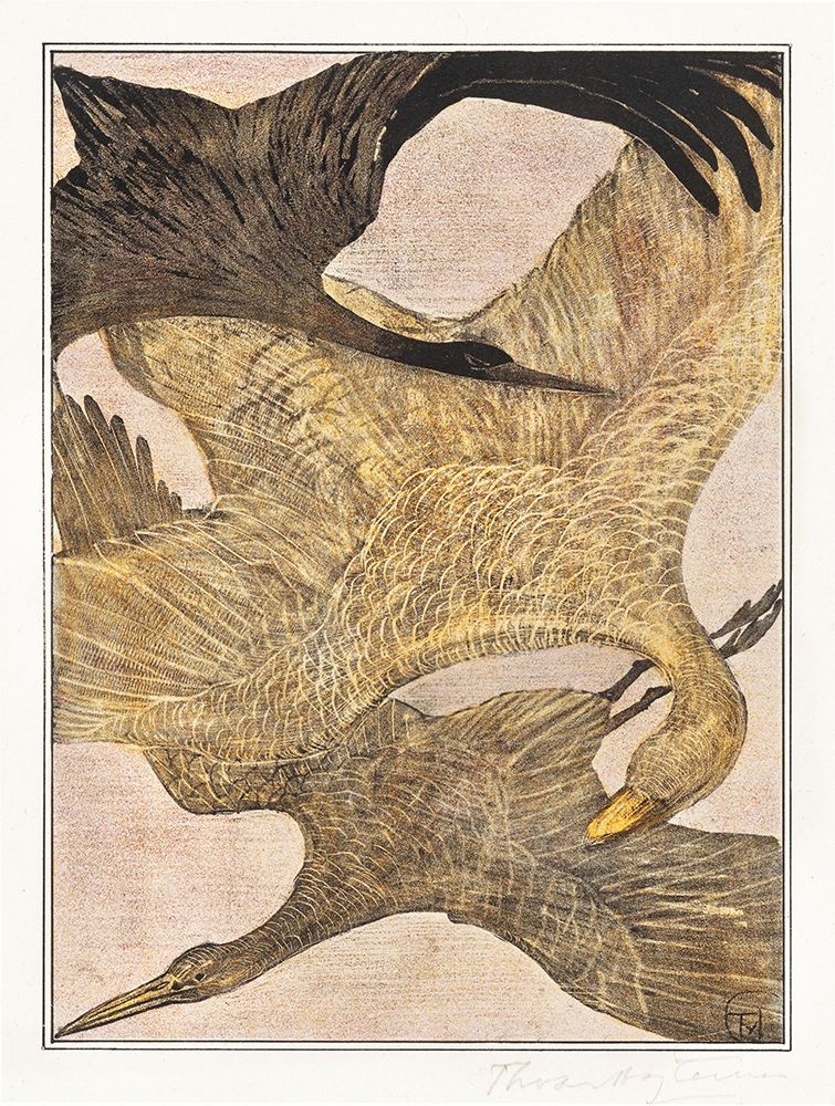 Three flying birds art print by Theo van Hoytema for $57.95 CAD