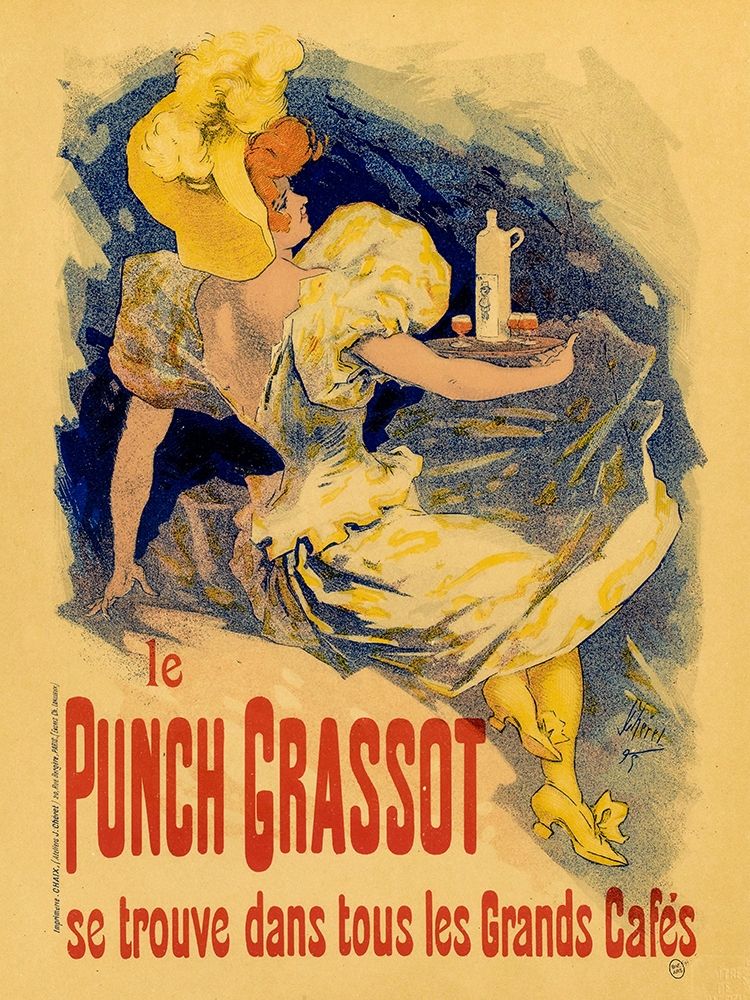 Le Punch Grassot art print by Jules Cheret for $57.95 CAD