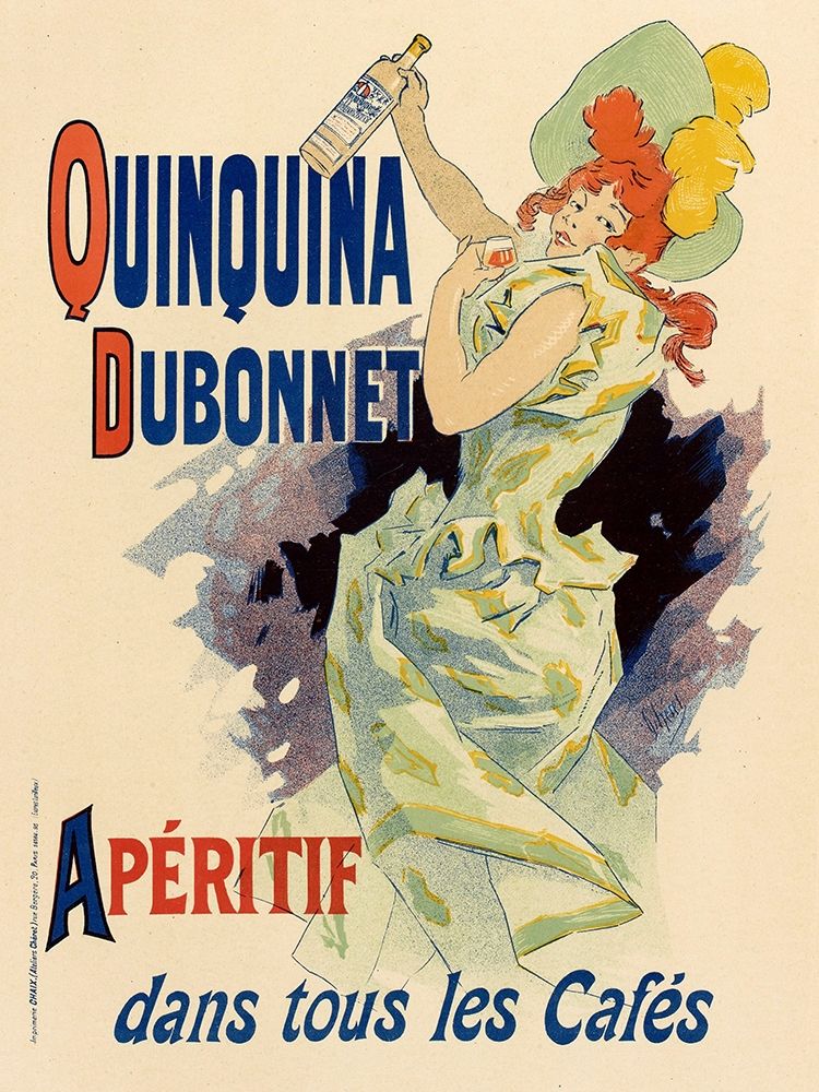 Quinquina Dubonnet art print by Jules Cheret for $57.95 CAD