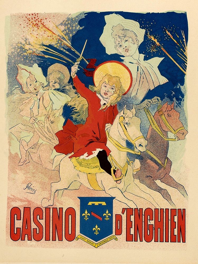 Casino dEnghien art print by Jules Cheret for $57.95 CAD