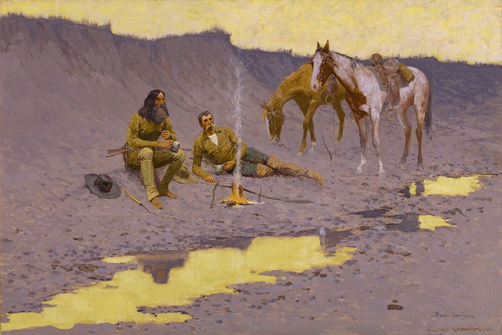 A New Year on the Cimarron art print by Frederic Remington for $57.95 CAD