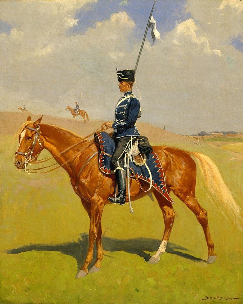 The Hussar art print by Frederic Remington for $57.95 CAD