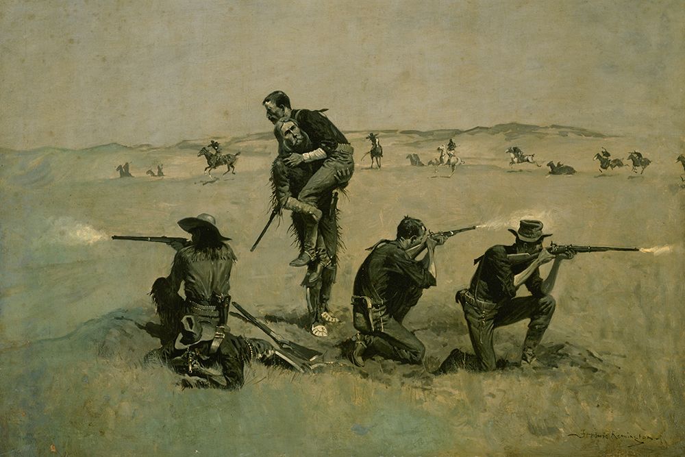 The Last Stand art print by Frederic Remington for $57.95 CAD