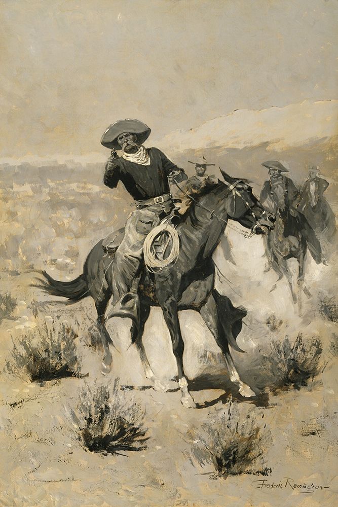Days on the Range art print by Frederic Remington for $57.95 CAD