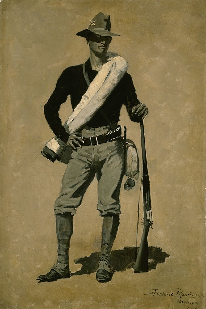 U. S. Soldier-Spanish-American War art print by Frederic Remington for $57.95 CAD