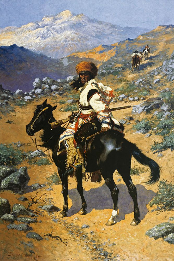 An Indian Trapper-1889 art print by Frederic Remington for $57.95 CAD
