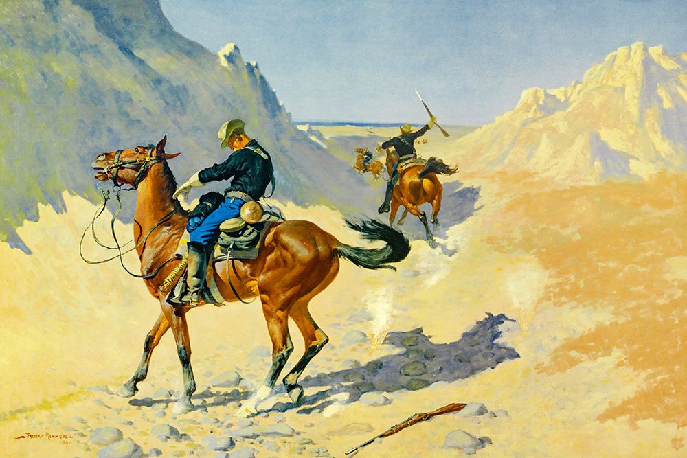 The Advance-Guard-or The Military Sacrifice-The Ambush art print by Frederic Remington for $57.95 CAD