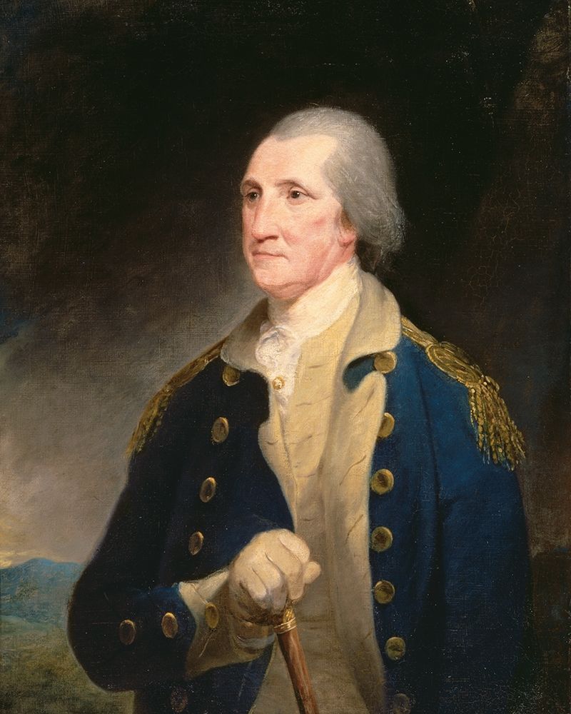 Portrait of George Washington (1785) art print by Robert Edge Pine for $57.95 CAD