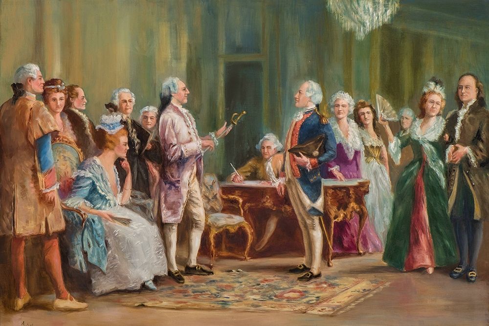 George Washington Accepting Lord Cornwalliss Sword art print by Alice Spaulding Hemenway for $57.95 CAD