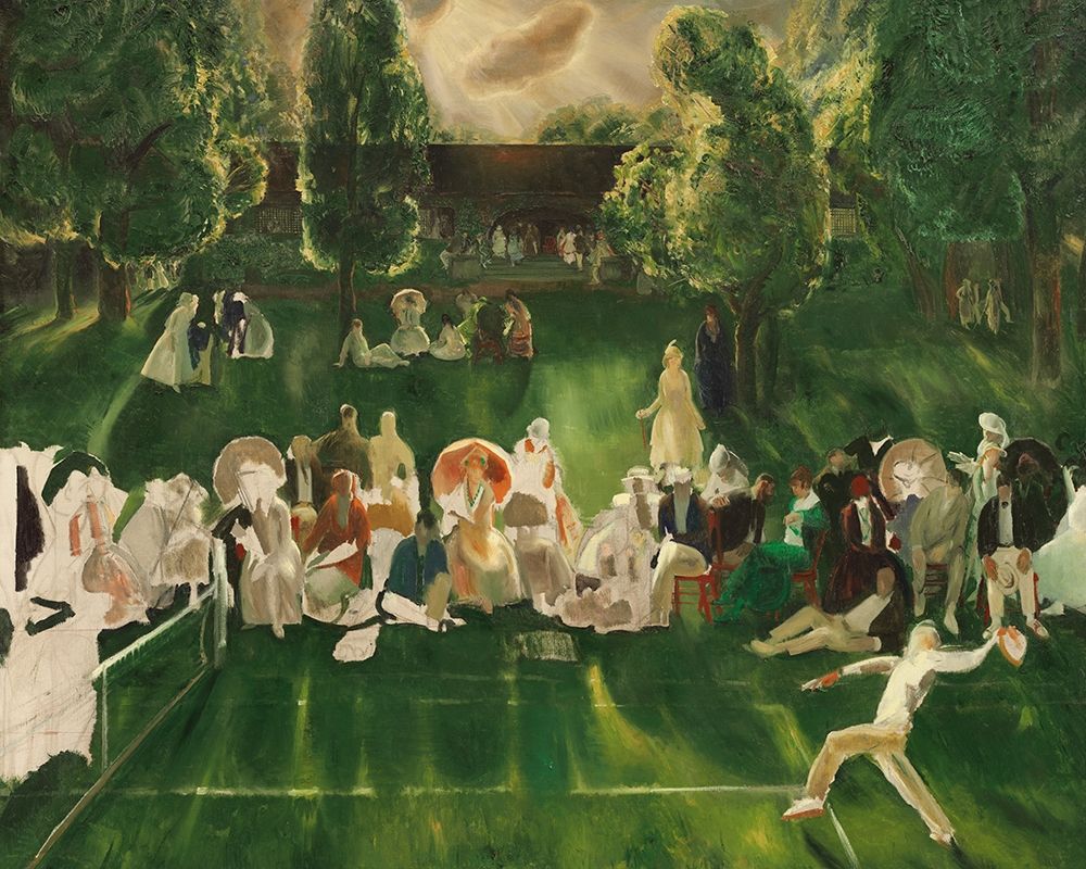 Tennis Tournament art print by George Bellows for $57.95 CAD