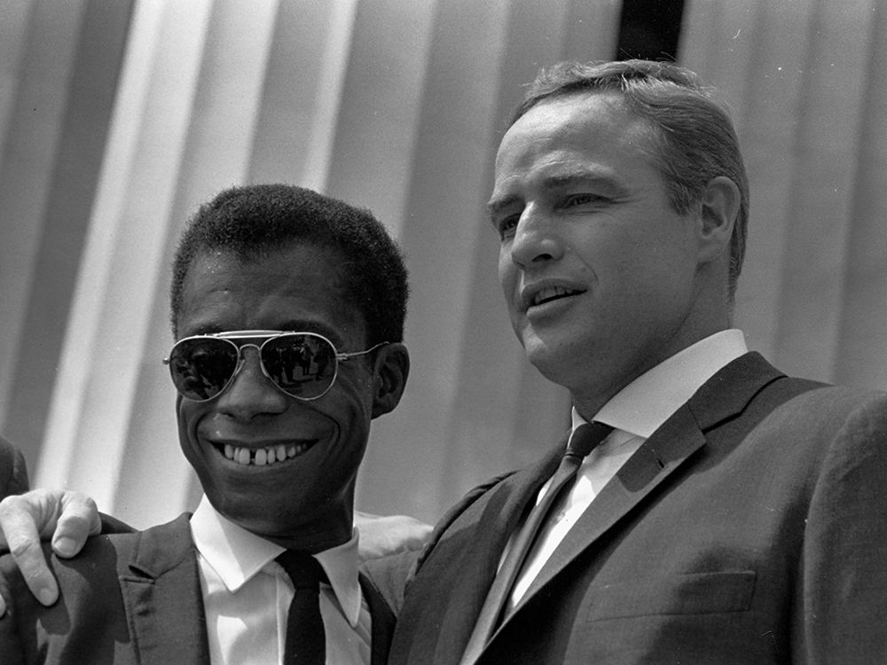 Author James Baldwin and actor Marlon Brando art print by U.S. Archives for $57.95 CAD