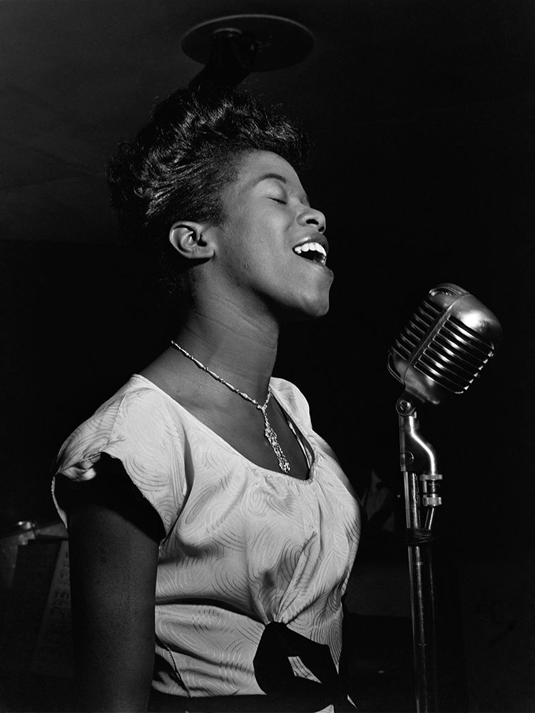 Sarah Vaughan art print by William Gottlieb for $57.95 CAD