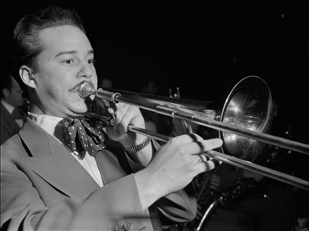 Jazz trombonist Eddie Bert 1947 art print by William Gottlieb for $57.95 CAD