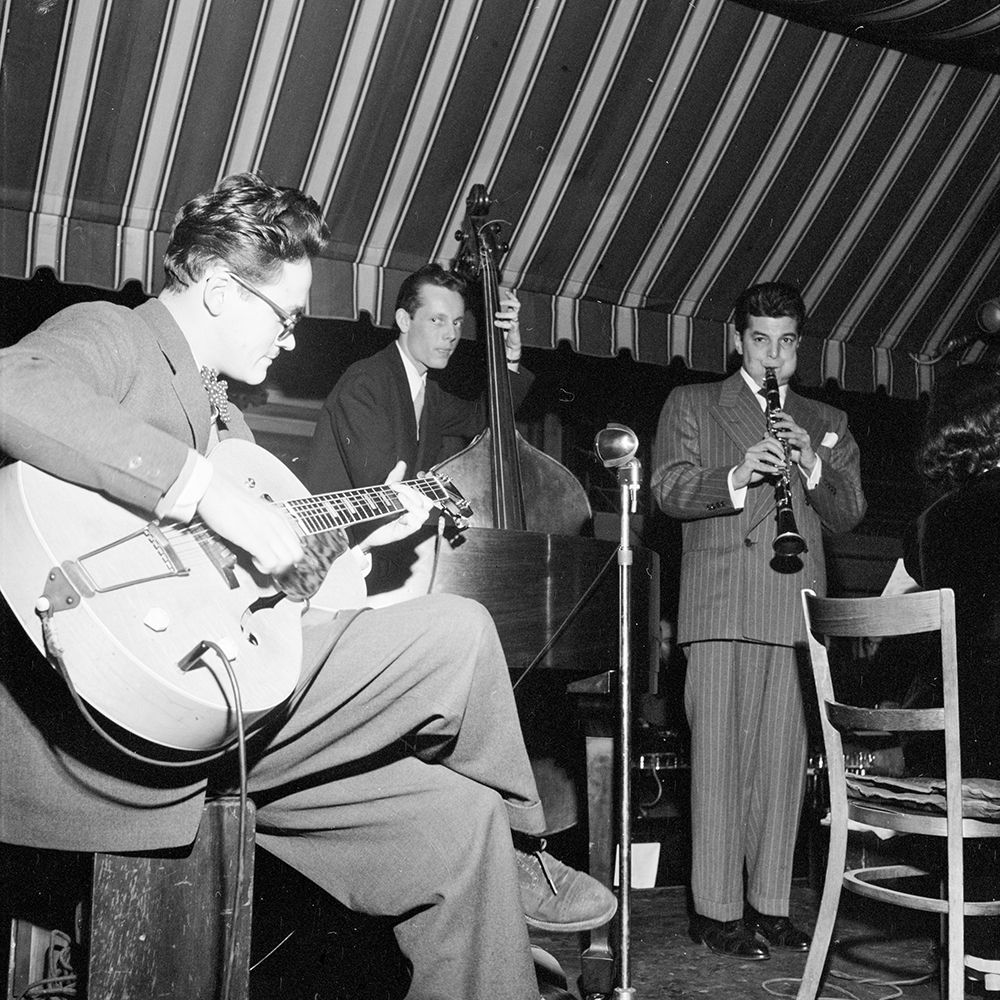 Toots Thielemans and Joe Marsala-Hickory House-New York 1947 art print by William Gottlieb for $57.95 CAD