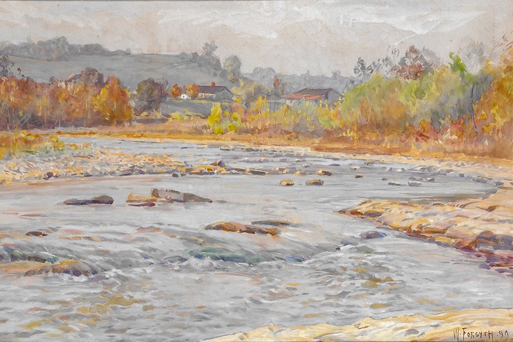 Whitewater Rapids art print by William J. Forsyth for $57.95 CAD