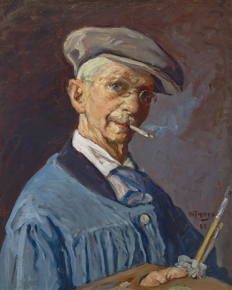 The Painter Man art print by William J. Forsyth for $57.95 CAD