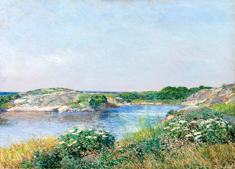 The Little Pond-Appledore art print by Childe Hassam for $57.95 CAD