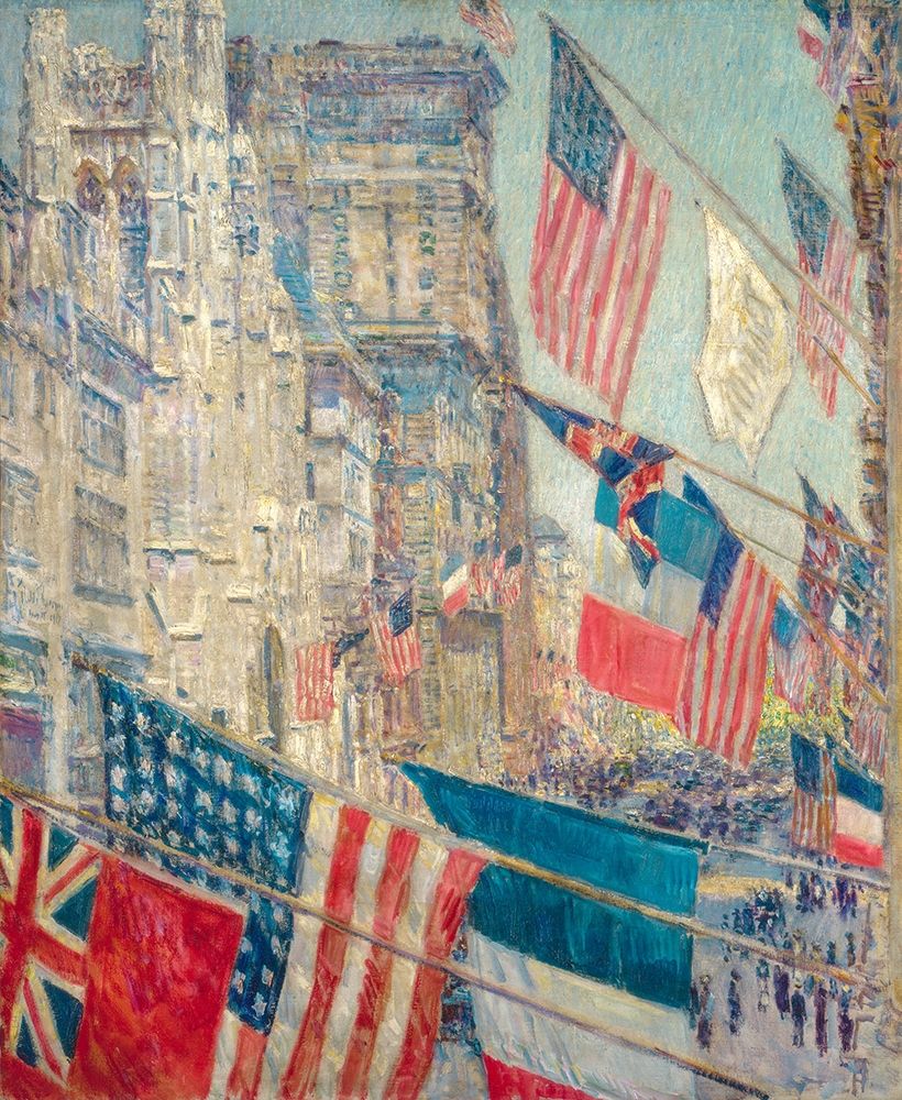 Allies Day art print by Childe Hassam for $57.95 CAD