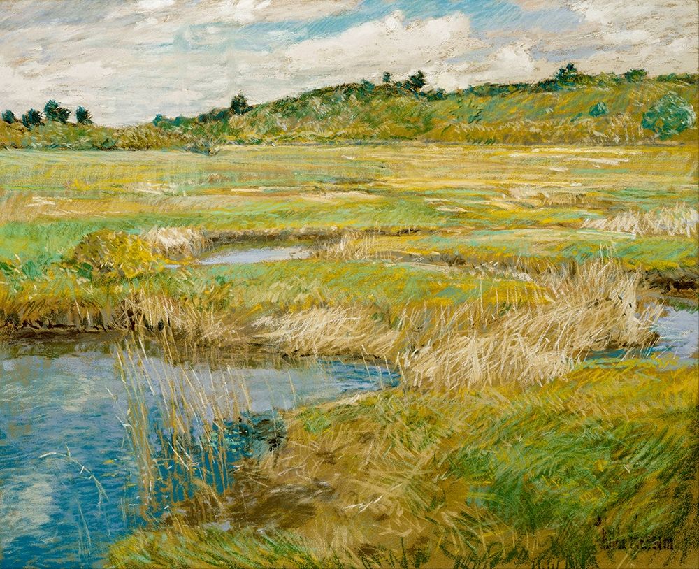 The Concord Meadow art print by Childe Hassam for $57.95 CAD