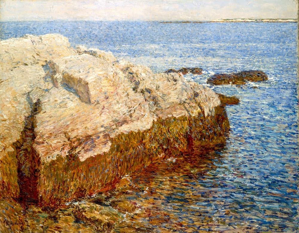 Cliff Rock Appledore art print by Childe Hassam for $57.95 CAD