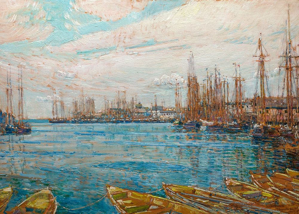 Harbor of a Thousand Masts art print by Childe Hassam for $57.95 CAD
