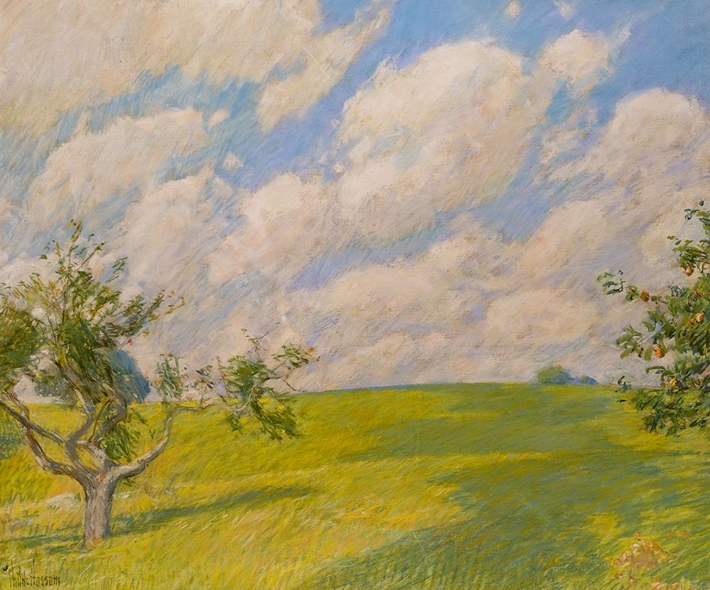 September Clouds art print by Childe Hassam for $57.95 CAD